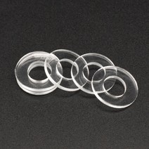 투명 절연 플레인 가스켓 링 스페이서 플랫 와셔 M1.2 M1.4 M1.7 M1.8 M2 M2.5 M3 M4 M5 M6 M12 소프트/하드 플라스틱 PVC, [22] M3x12x0.5 x100pcs, [01] Soft
