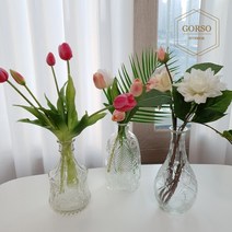 고르소 유리 화병 꽃병 시약병 디퓨져 공병 용기 엔틱 유리병, 7.사각M