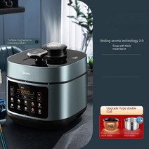 슬로우쿠커가정용 2 라이너 압력 조리기 4.8L 멀티 쿠커 스튜 고기 수프 죽 슬로우, 02 B-5L_01 CN