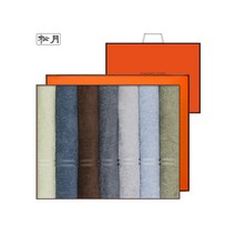 [송월]호텔수건 데이라인 7매선물세트+쇼핑백 기념수건 답례품 랜덤발송