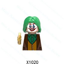 레고 호환 블럭 DC 빌딩 블록 베인 리들러 허수비 조커 포이즌 아이비 배트걸 미니 피규어 애니메이션 조립 인형 완구 어린이 선물, [04] X1020