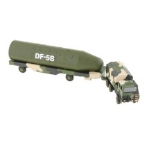 YSSHOP 금속 다이 캐스트 미사일 캐리어 DF-5B 1/100 육군 차량용 Playset 생일 선물 기념품 교육 장난감 소년 홈 장식에 대한, 21cm, 합금 플라스틱, 110번
