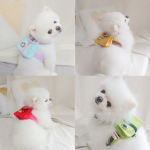 강아지 산책가방 하네스 (4color), S, 레드