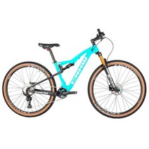 MTB/산악용 카본 자전거 풀 서스펜션 바이크 29 카본 자전거 /// 디스크 브레이크 11 29, Light green black+M     (170cm