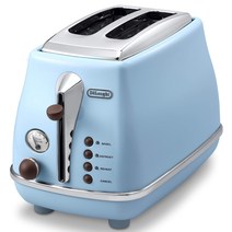CTOV2003J-AZ 델롱기(DeLonghi) 아이코나 빈티지 팝업 토스터 10장~4장 절식 빵