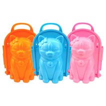 튼튼한 제설용품 눈치우기용 삽 1pc 귀여운 기차 모양 눈덩이 메이커 클립 눈 클레이 볼 크리 에이 티브 금형 소형 야외 스포츠 장난감, [08] 1PC random