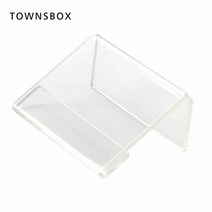 ㄱ자책상 코너책상 L자책상 T1.3mm 클리어 l 모양 테이블 사인 가격표 레이블 디스플레이 스탠드 종이, 03 H40 X W80MM
