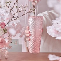 2023 스타벅스 텀블러 체리블라썸 MD 벚꽃색 대용량 710ml, 핑크색