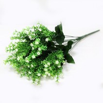 조아트 3+2행사 인테리어조화 꽃 성묘꽃 산소꽃 납골당꽃 40종 모음, 11_안개꽃다발-크림