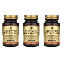 솔가 킬레이트 Molybdenum Solgar Chelated Ci Ep 100정 3개