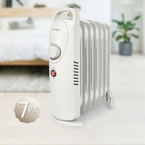 미니 강력난방 라디에이터 7핀 크루거 독일 /난로 오일 에너지절약형 스토브 전기, 상세페이지 참조
