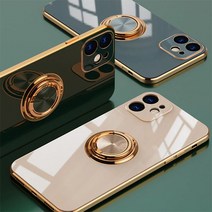 아이폰SE3 SE2 XR XS 맥스 X 8 7 플러스 풀커버렌즈보호 링 스탠딩 핸드폰케이스
