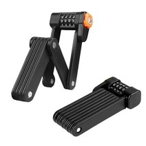 자전거 비밀번호 자물쇠 강철 합금 소재 오토바이 킥보드 접이식 관절 락 자물쇠