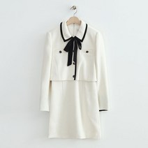 [로엠]리본 트위드 2in1 원피스 (2colors)_ RMOWD11R11