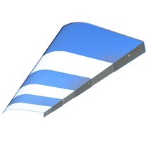 차면시설 투명 창문 렉산 현관 캐노피 처마 비가림, 400x800 반투명 파사드 설치