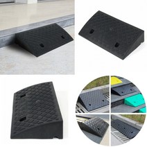 식당매장 경계석 진입판 계단경사판 휠체어 9cm 검정, 1개, 블랙