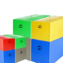 엘로우포장 다용도 이사박스 3.5T 5개 묶음, 그린 4호 필라멘트 테잎