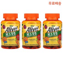 네이쳐스웨이 네이처스웨이 Natures Way 얼라이브 키즈 컴플리트 멀티비타민 체리맛 60구미 X3팩, 1개