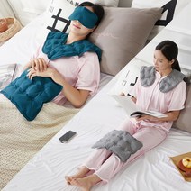 꼼띠아 국산 온열 황토 순면 찜질팩 찜질기 어깨 허리 눈 배 목 다리 발목 다리 손 냉 온 골프 헬스 운동 찜질 옵션, 허리찜질팩, 그레이