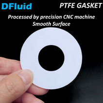고압세척기부속 부품 노줄 연결 필터 PTFE 가스켓 BSPP 플랜지 위생 실린더 플랫 링 5 6 8 0 2 mm 압력 게, 61 ID 15mm x OD 28mm_01 2mm