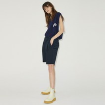 [NOHANT] LOGO CHINO SHORTS NAVY 270652