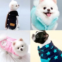 강아지옷 외출복 겨울후드모음 국내산 2+1 초소형부터 빅사이즈까지 XS-5XL, 털꼬깔레드