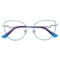 안티 블루라이트 차단 안경 스프링 경첩이 있는 금속 프레임 방사선 보호