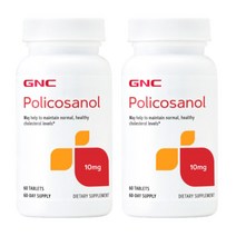 GNC 폴리코사놀 10mg 60정 영양제 Policosanol 2통