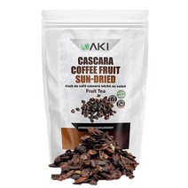 미국직구 AKI 카스카라 커피 과일 선드라이(8온스/230g) 슈퍼 티 코스타리카산 비건 & 카페인 프리, 수량, 상세참조