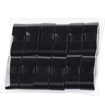 당구 그립 포켓볼그립 Anti-Slip 및 Absorbent Grip 용 12 / 24 Pieces 테니스 배드민턴 라켓 오버, [02] Black 12pcs