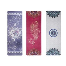 고무바닥 미끄럼방지 프리미엄요가매트 도수치료용 종아리얇아지는 여자바디프로필, 전문가용 스웨이드천연고무 요가매트 컬러레인지