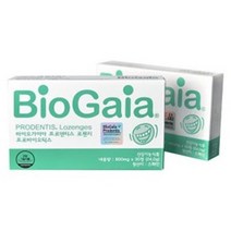 [BioGaia] 구강유산균 프로덴티스 로젠지, 60정, 2개