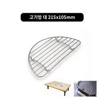 김건모테이블 필수템(낱개) 삼발이 기름받이 고기받침 불판, 1-2.고기망 대