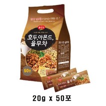 광야식품 호두 아몬드 율무차 스틱형 냉온차 50포 1개