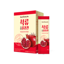뉴트리원 석류콜라겐 젤리 스틱 스페인산 100% 석류농축액 저분자피쉬콜라겐 히알루론산 엘라스틴, 14포, 1박스