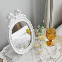 [꼬떼따블] PU259A 피카부 스톤그레이 리본거울, 스톤 그레이