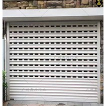 지픽스 차고자동문 슬라이딩 차고도어 폴딩 셔터, 블랙 할로우 아웃(맞춤제작-문의)