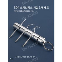 이쑤시개 치간칫솔 대신 이물질 제거 갈고리 핀셋 휴대용 열쇠고리, .