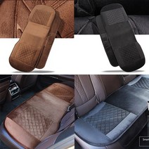 뉴스포티지R 겨울시트 극세사시트 겨울방석 운전석시트 조수석시트 뒷자석방석, 01.커넥티드3인방석 블랙
