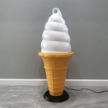업소용 조형물 아이스크림 광고판 스탠드 대형 간판, 통합링크배송비불가능 - 고객상
