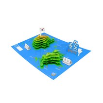 [나알] STEAM DIY 소품 입체등고선 독도 만들기 STEAM