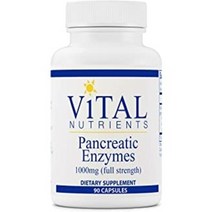 Vital Nutrients 판크레아틱 췌장 효소 1000mg 90정, 1개