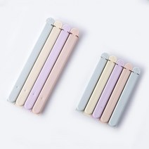 과자 봉지 밀봉할 때 클립 집게 9P 혼합 세트, 단품
