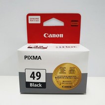 캐논 정품잉크 PG-49(검정) / CL-59(3색컬러) PIXMA E409 E489 E4590 E3491 E3190 E3390 E3391 E4290, 검정