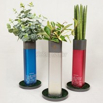 오즈디 개업 화분 소화기 센스있는집들이선물 꽃병 화초 조화, 실버컬러-청솔(조화)