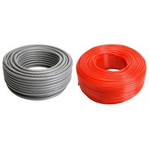 쌍마 알곤호스 일반용 알곤토치용 알곤용접시 가스공급 PVC 회색 적색 국산, 회색8-50M(일반용), 1개
