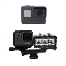 GOPRO10 호환 듀얼 어댑터 LED 조명 마이크 고프로10, 상세페이지 참조