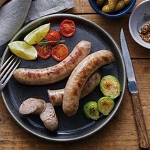 감탄소식 무설탕 무첨가 키토 육즙가득 지리산흑돼지 95% 오리지널 수제소시지, 280g, 2팩