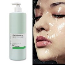 피부과 수딩 크림 알로에베라젤 1000ml/수분팩 진정젤 만능보습크림 건조증/시카 마테카