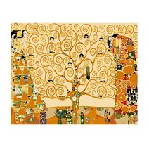 DIY명화그리기 페인팅 골드펄 클림트 행운의나무40X50, 단품